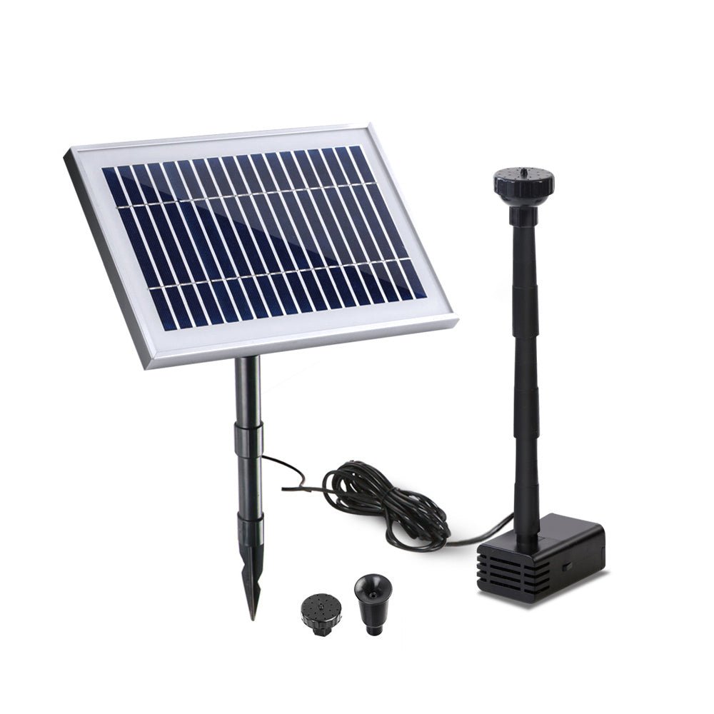 Solar Powered Submersible Water Pump - 250L/H - 1.3m Head