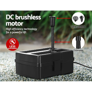 Gardeon Solar Pond Pump with Eco Filter Box Water Fountain Kit 4.6FT