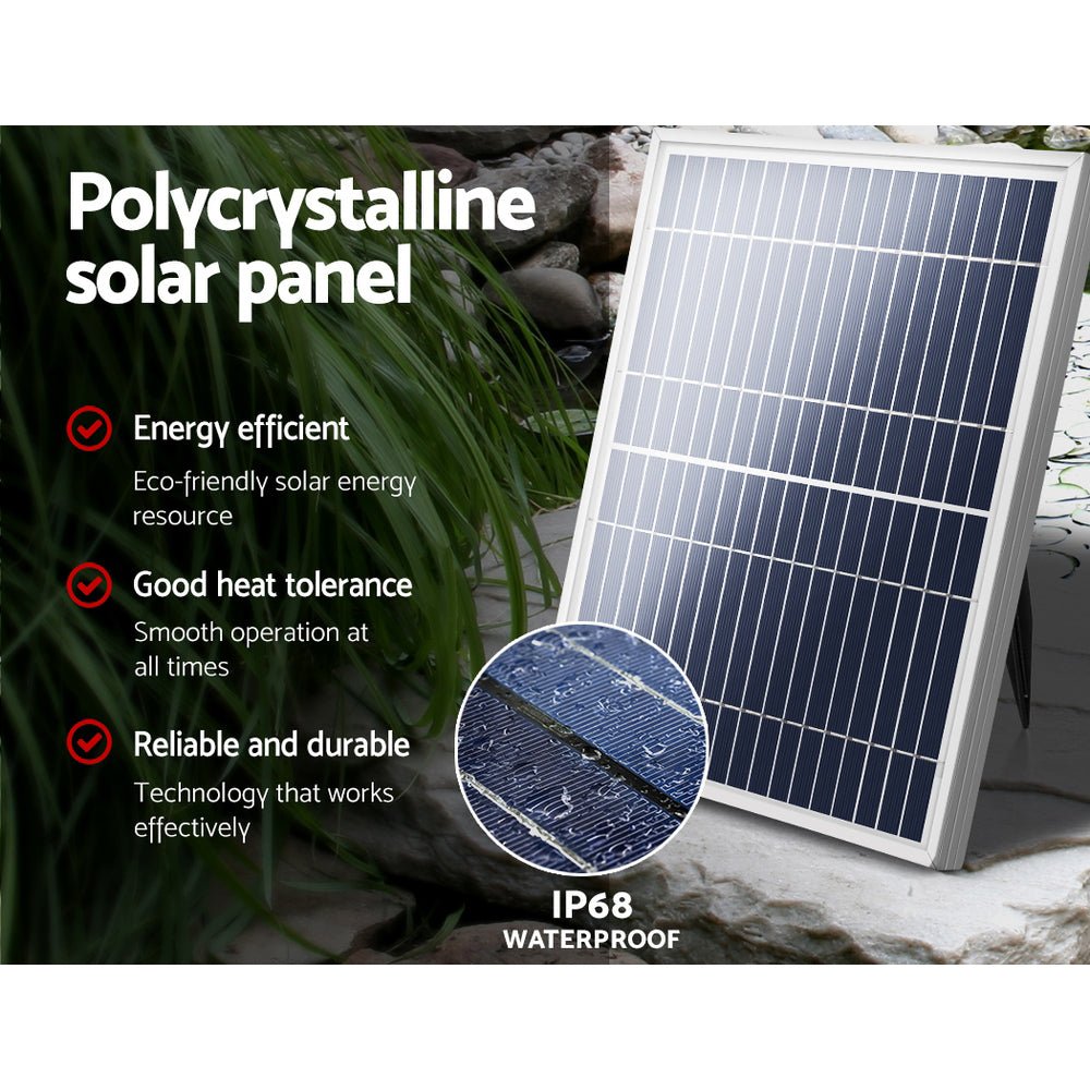 Solar Powered Submersible Pump - 330L/H - 2.7m Head