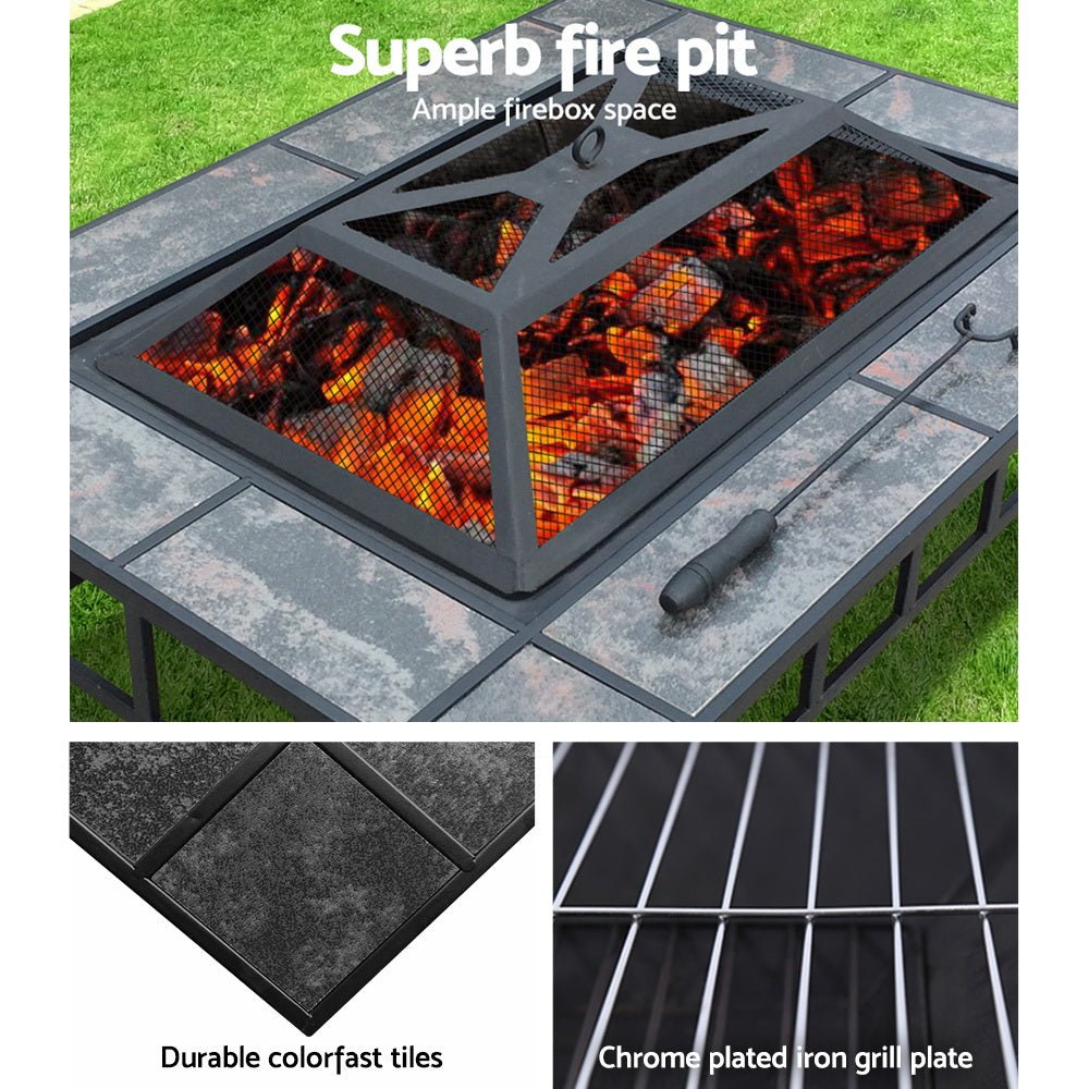 Fire Pit / Grill Stove Table