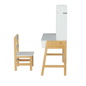 Keezi Kids Table & Chairs Set | Study & Play Desk with Storage