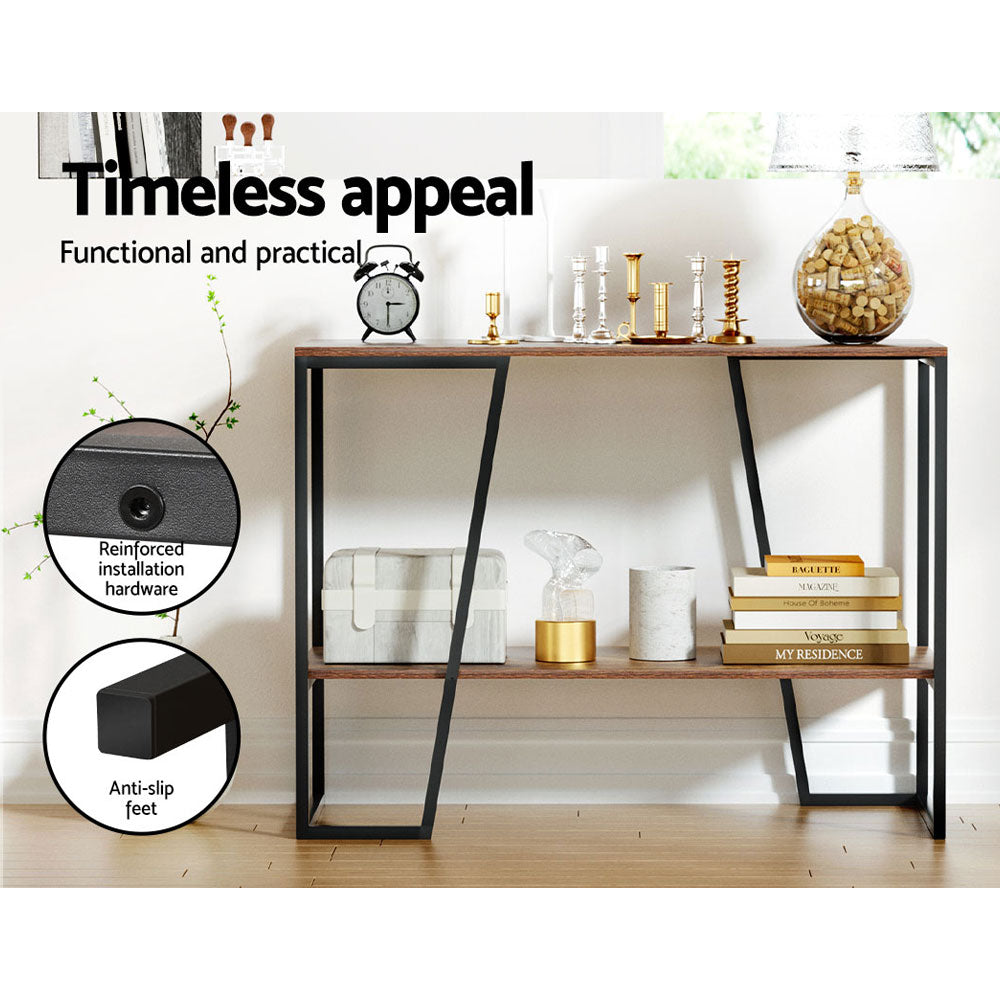 Artiss Console Table | Retro Metal Display Shelf, Hallway Entry Desk