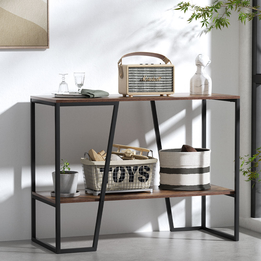 Artiss Console Table | Retro Metal Display Shelf, Hallway Entry Desk