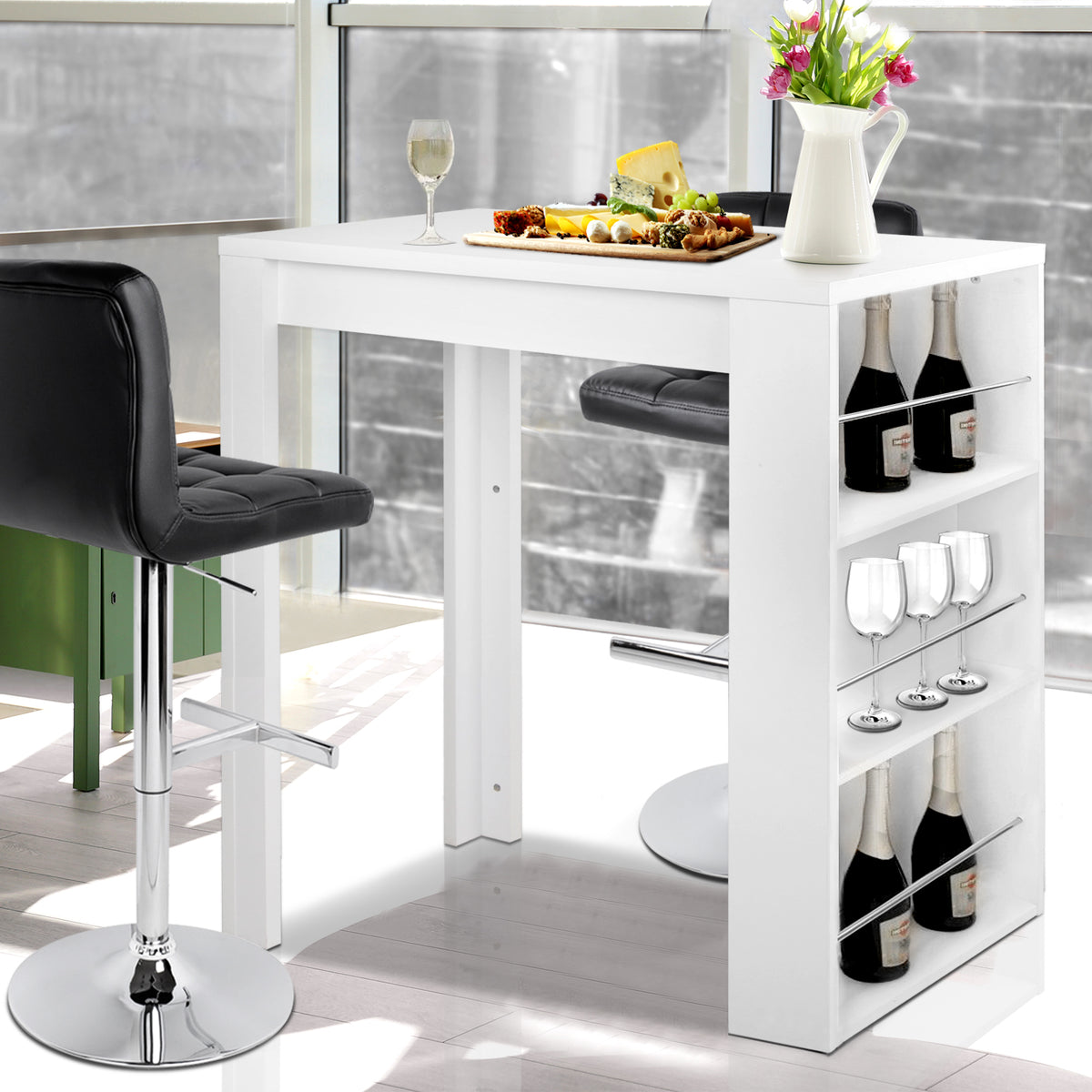Artiss 3 Level Storage Bar Table - The Hippie House