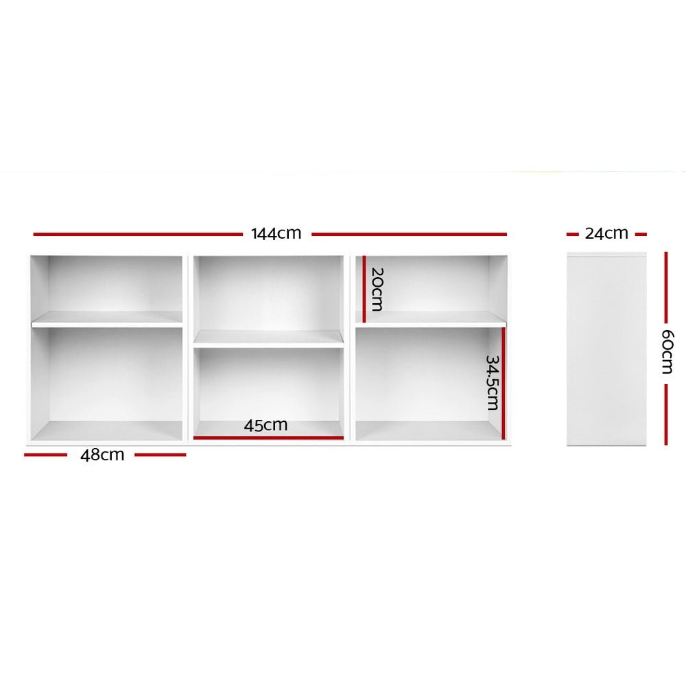 White 3 Piece Storage Shelf