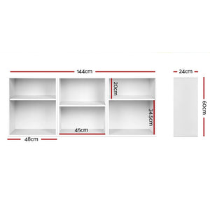 White 3 Piece Storage Shelf