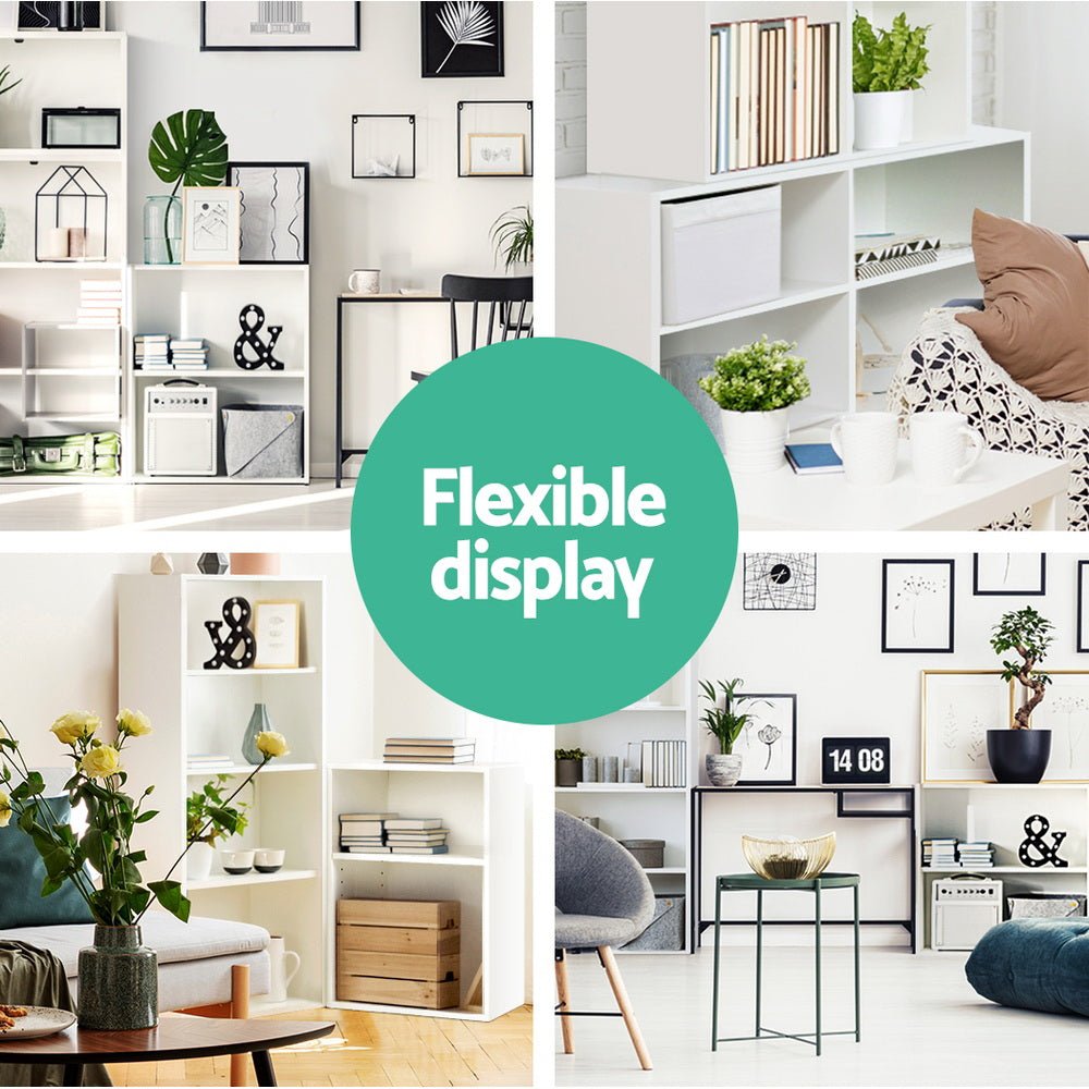 White 3 Piece Storage Shelf