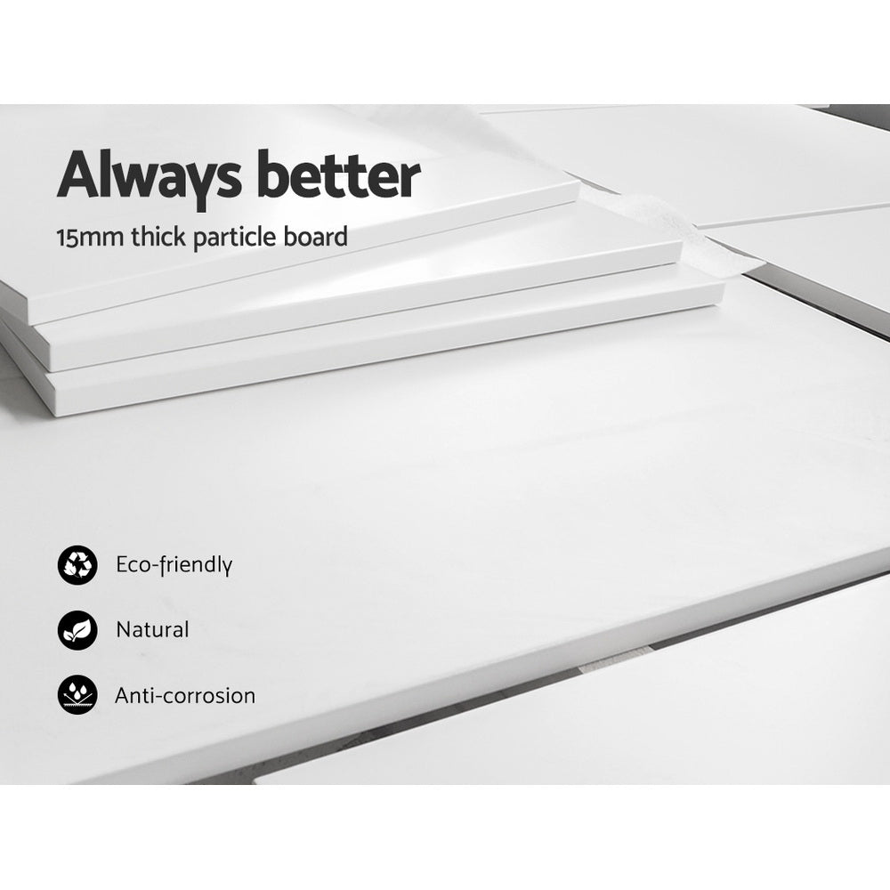 White 3 Piece Storage Shelf