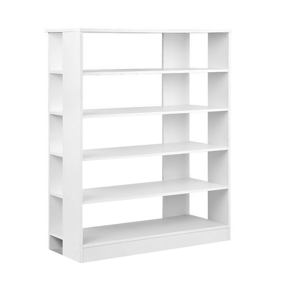 White 6-Tier Shoe Rack Hallway Cabinet