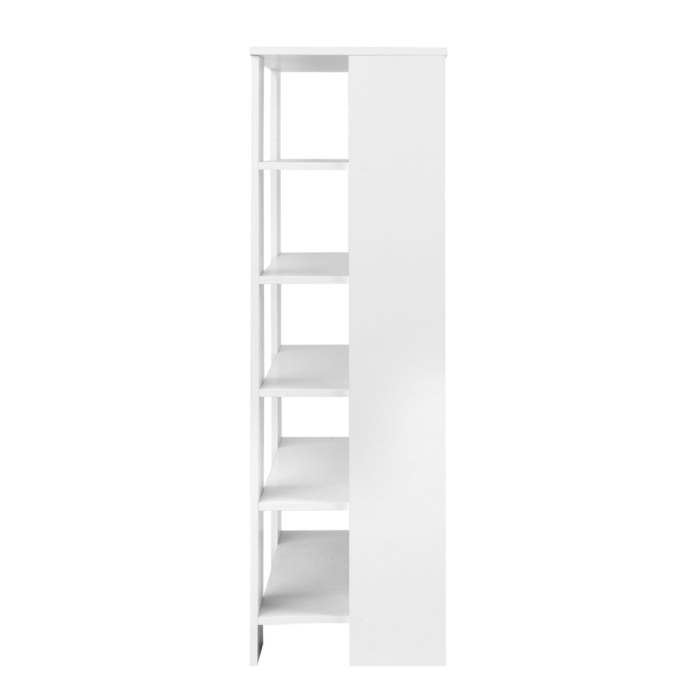 White 6-Tier Shoe Rack Hallway Cabinet
