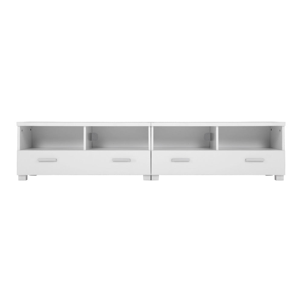 White TV Stand / Entertainment Unit with Drawers