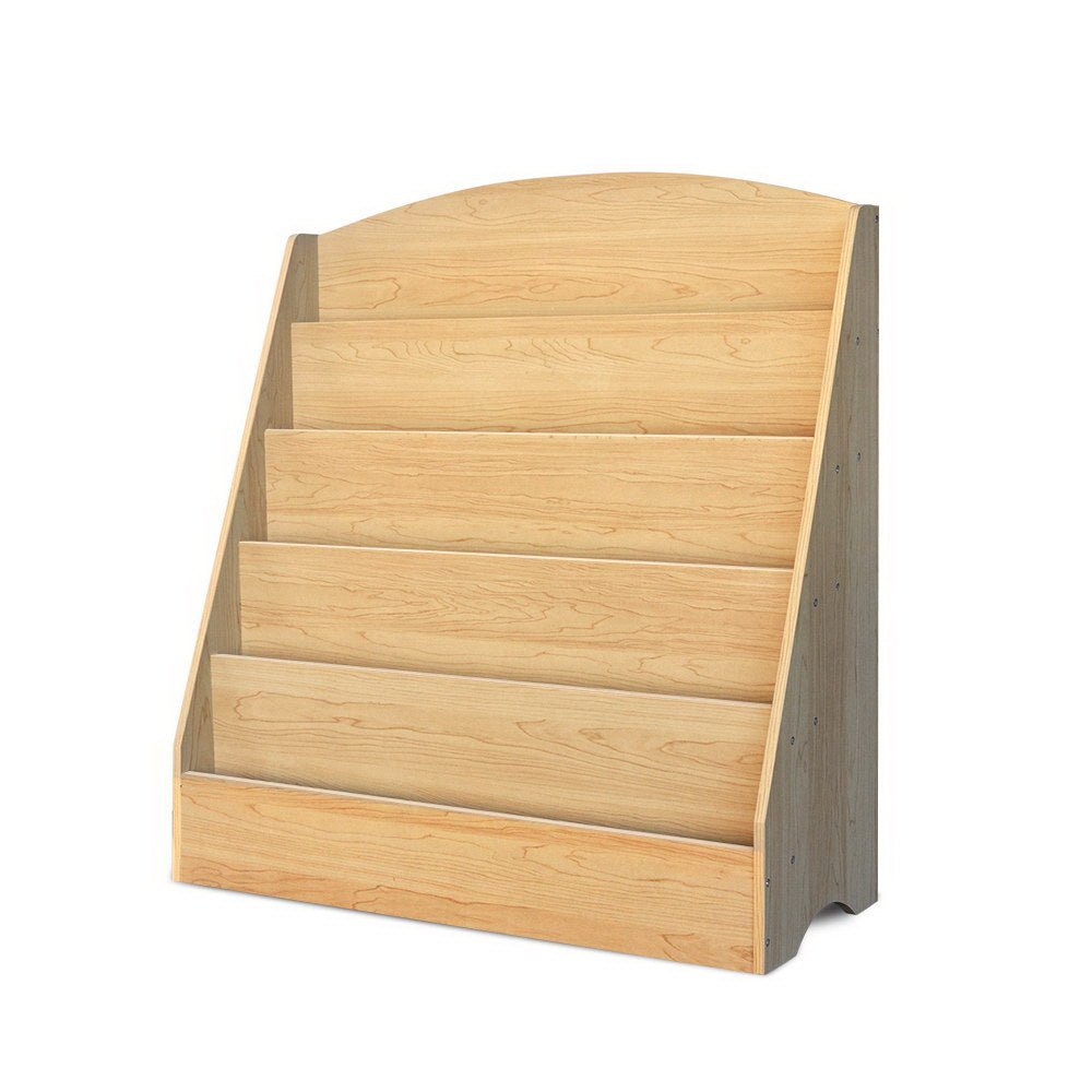 5 Tiers Kids Bookshelf | Magazine Shelf Rack Organizer | Bookcase Display
