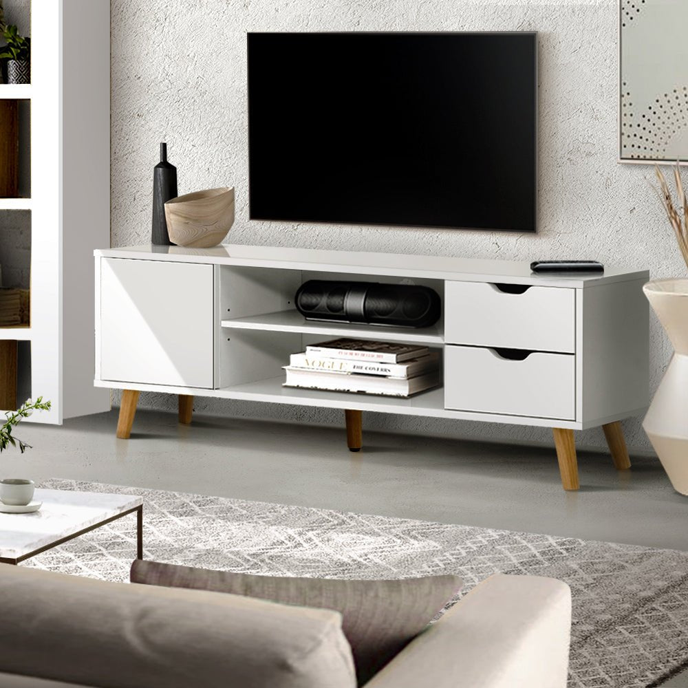 120cm White TV Cabinet / Entertainment Unit