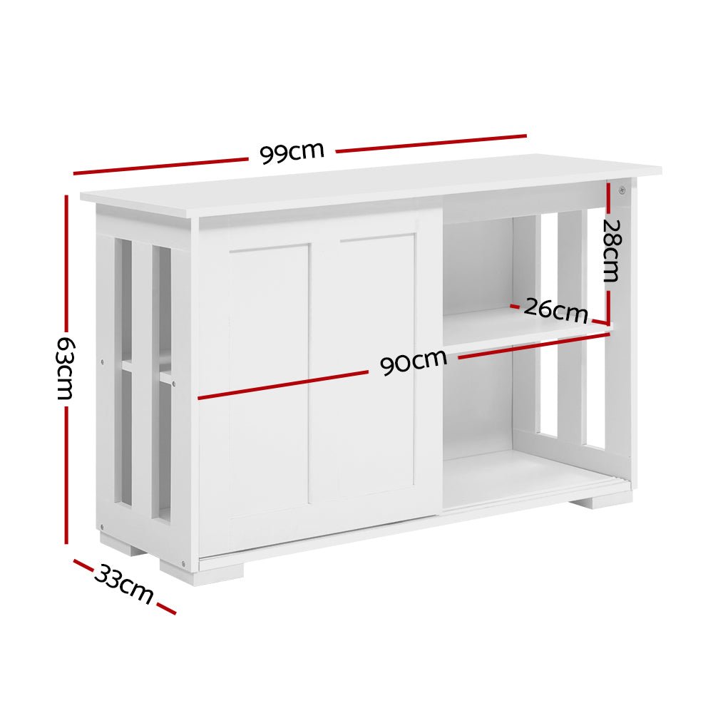 White Hallway Cabinet / Storage Table