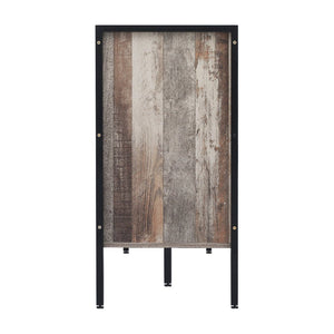 Industrial Rustic Wooden Buffet Sideboard Storage Cabinet - 1.2m
