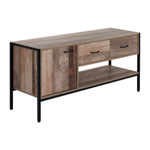 Industrial Rustic Wooden TV Stand / Entertainment Unit - 1.2m