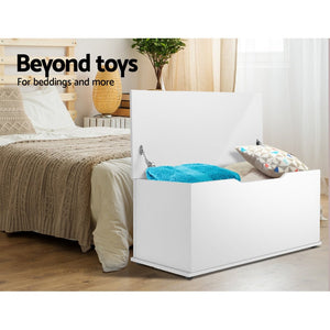 Blanket Box | Kids Toy Storage Ottoman Chest | Clothes Bench | Children