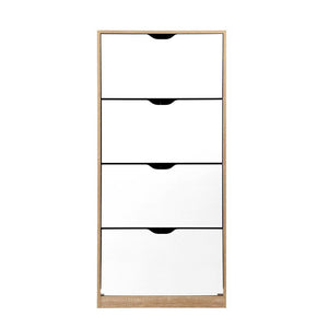 White Wooden Storage Cabinet / Cupboard