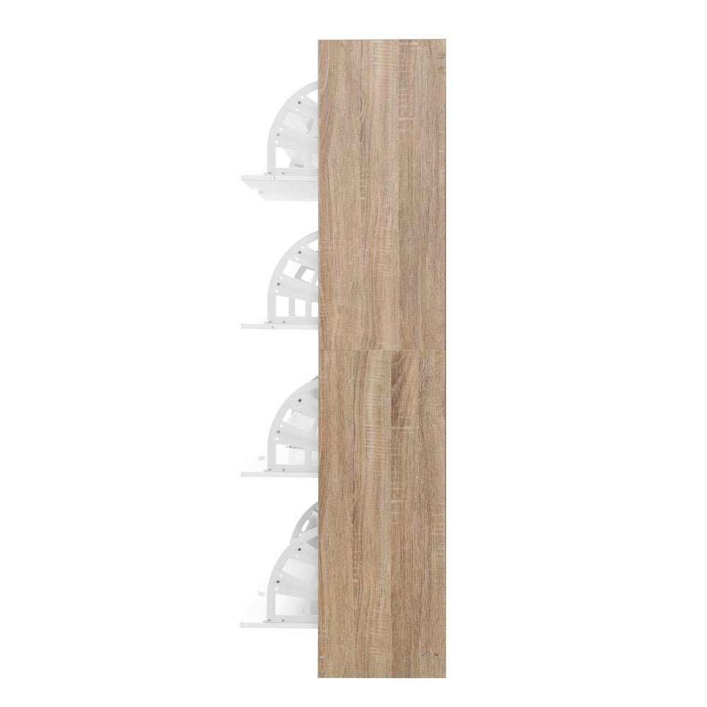 White Wooden Storage Cabinet / Cupboard