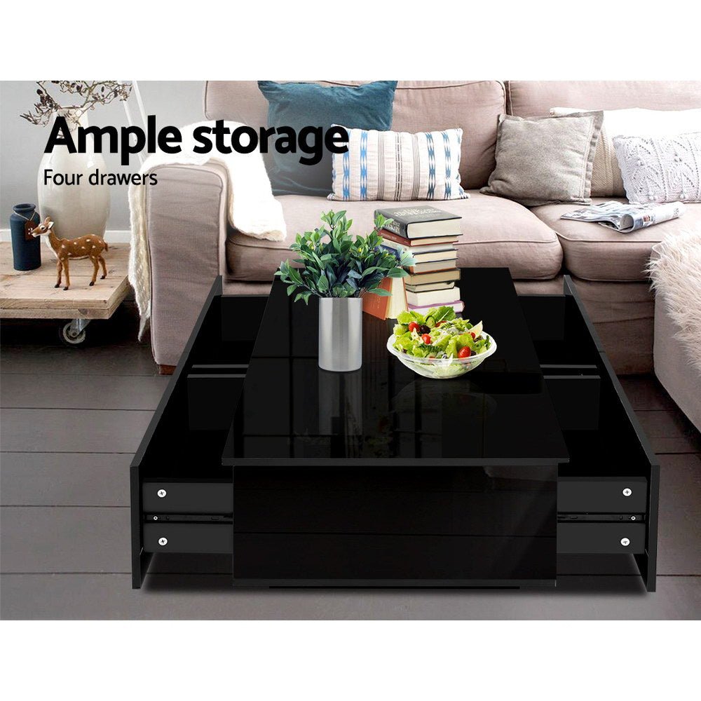 Black Modern Coffee Table