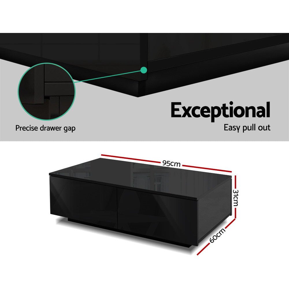 Black Modern Coffee Table