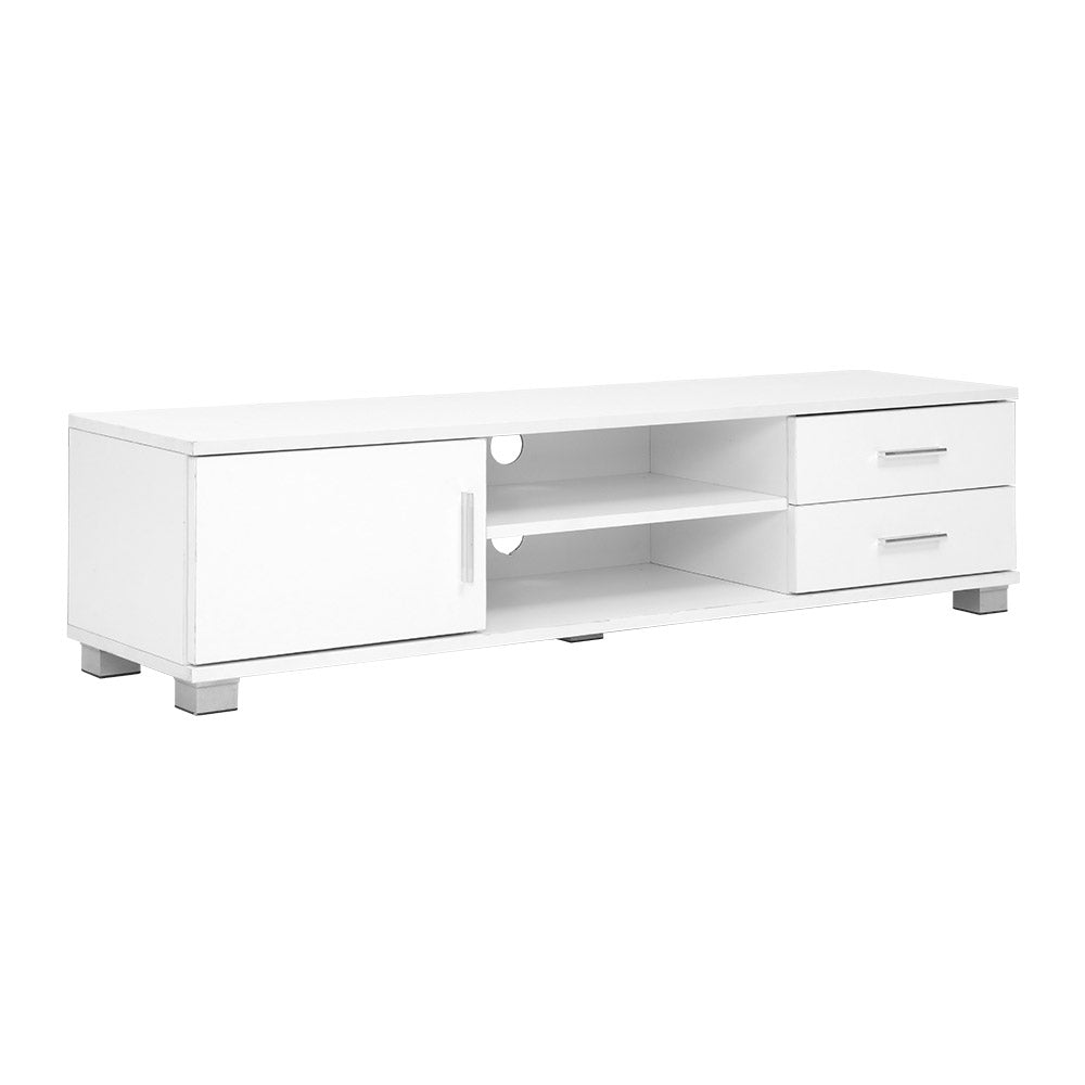 White 120cm TV Stand Entertainment