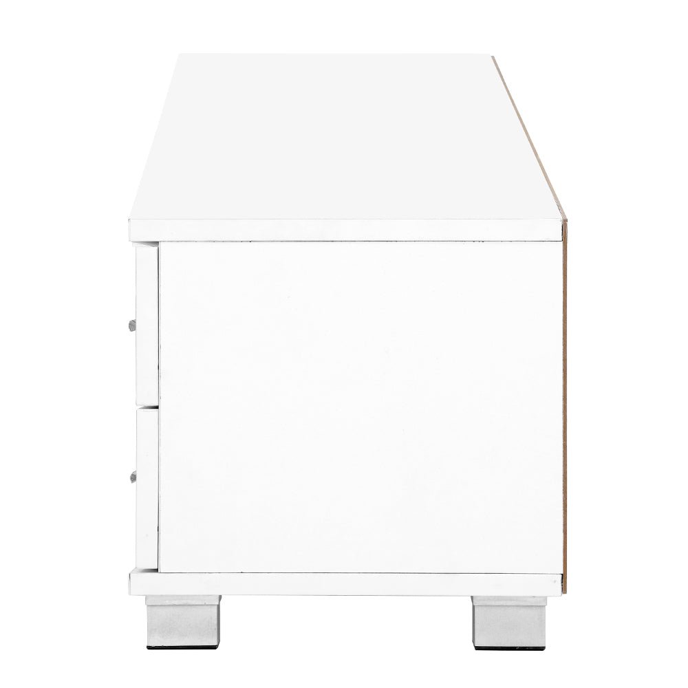 White 120cm TV Stand Entertainment