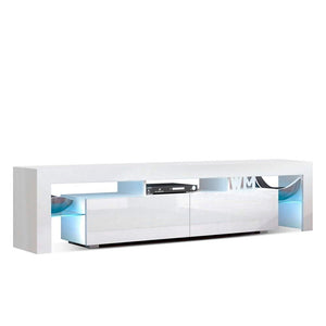 1.9m RGB LED TV Stand Cabinet / Entertainment Unit