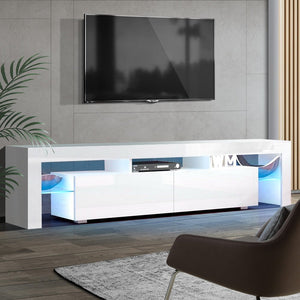 1.9m RGB LED TV Stand Cabinet / Entertainment Unit