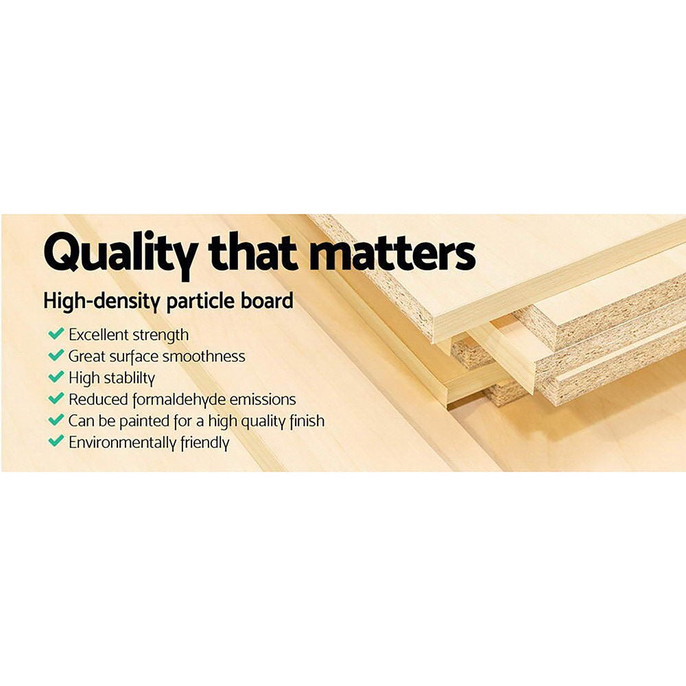 White Tallboy Dresser Table With 6 Chest Of Drawers