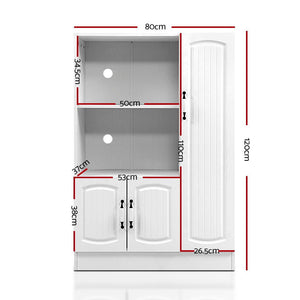 White Hallway / Kitchen Buffet Sideboard Cabinet