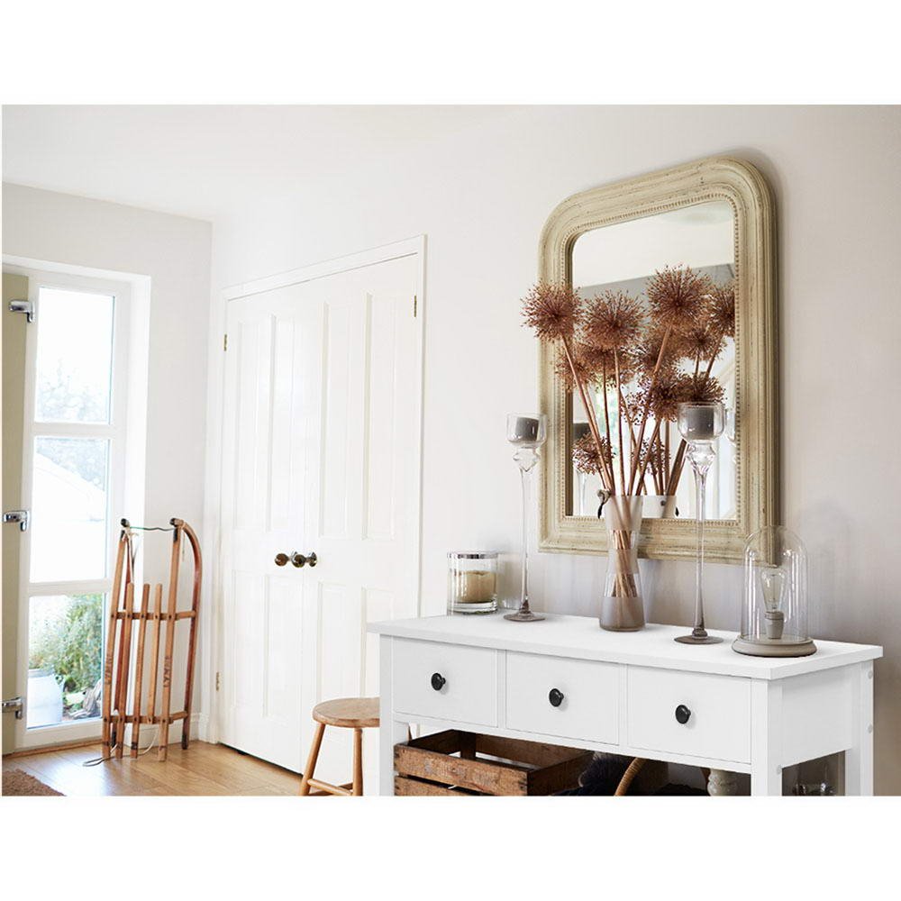 White 3 Drawers Display Hallway Console