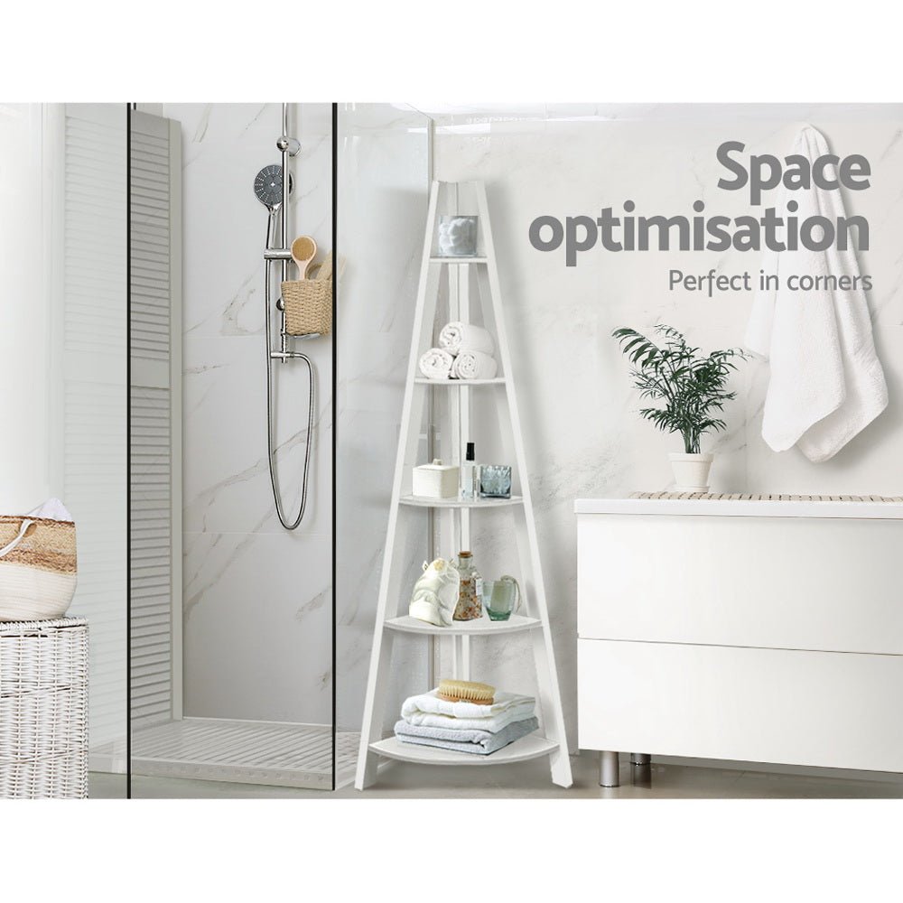 5 Tier Corner Ladder Display Shelf / Plant Stand