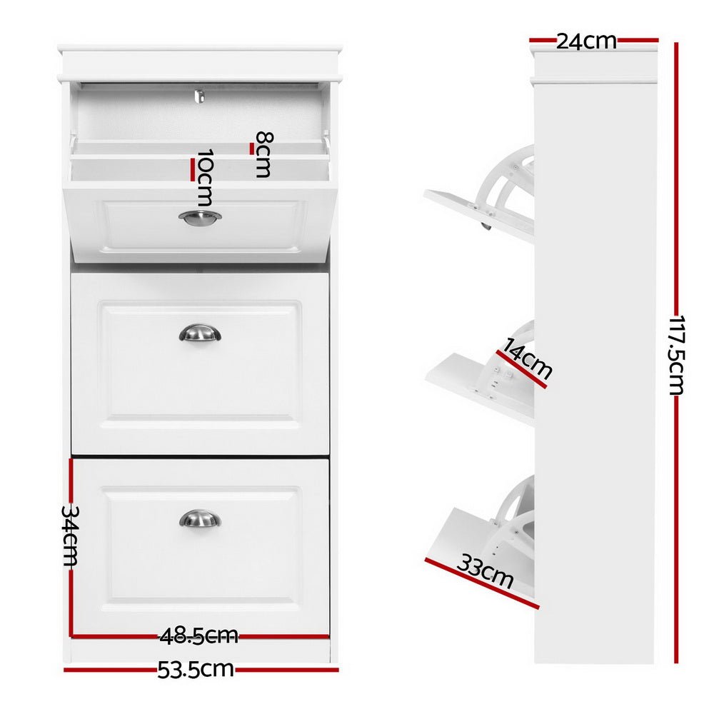 White Storage Cupboard / Organizing Cabinet