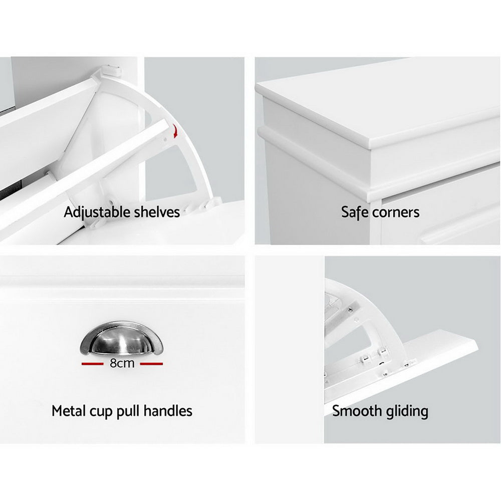 White Storage Cupboard / Organizing Cabinet