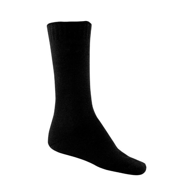 Fast Drying Thick Black Bamboo Socks - Men's 10-14