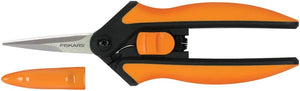 Fiskars Softouch Micro-Tip Pruning Snips | Non-Coated Blades