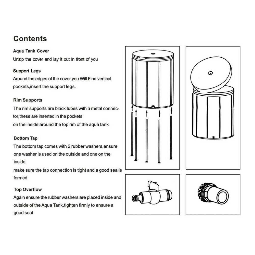 Flexible Water Tank Reservoir - 100L