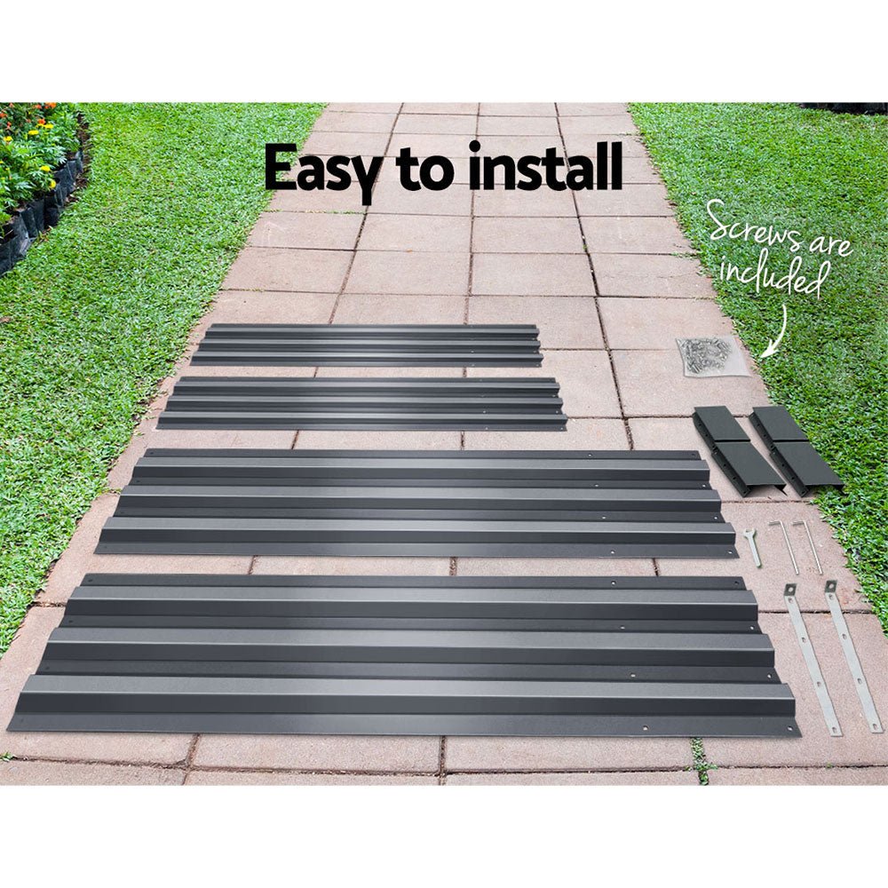 Galvanized Steel Raised Garden Bed / Instant Planter - 150 x 90cm