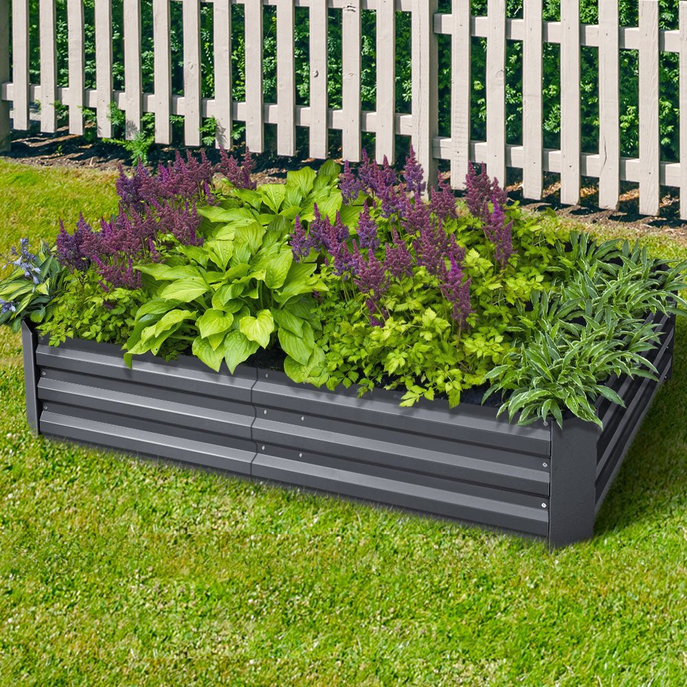 Galvanized Steel Raised Garden Bed / Instant Planter - 150 x 90cm