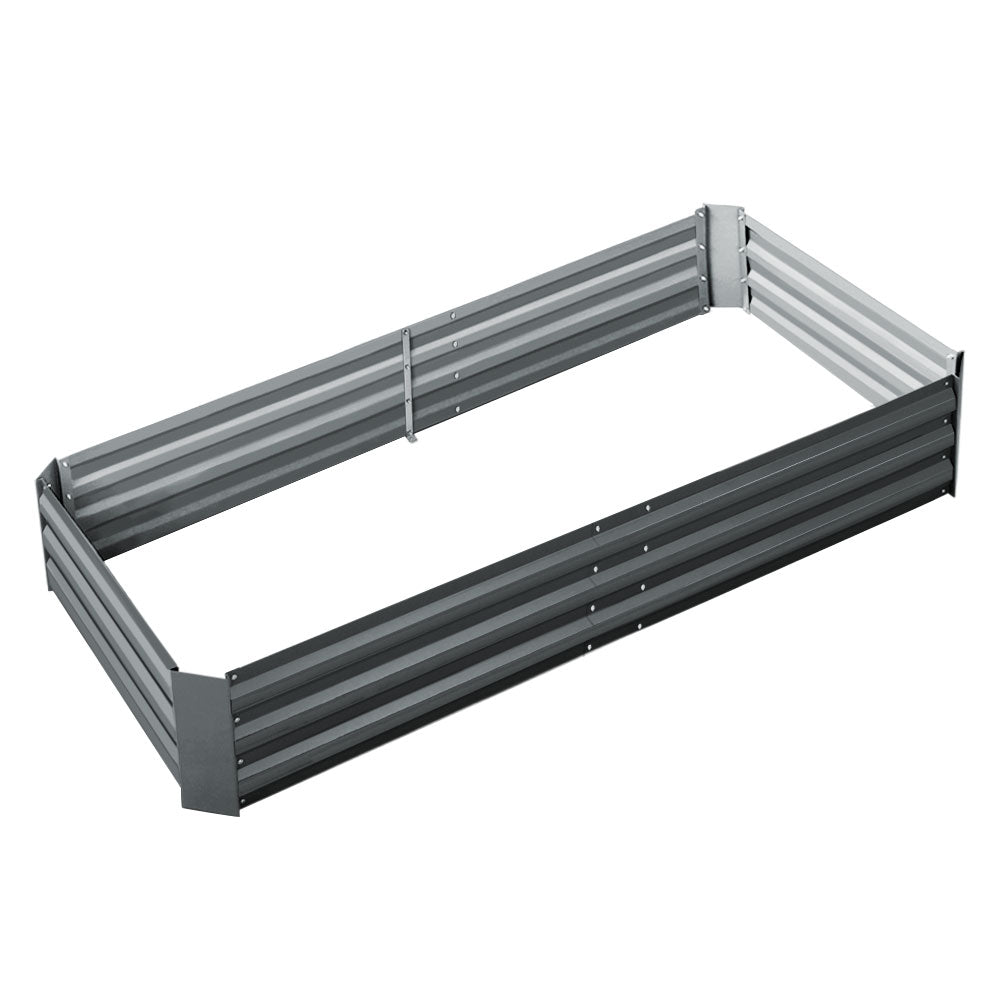 Galvanized Steel Raised Garden Bed / Instant Planter - 180x90x30CM