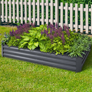 Galvanized Steel Raised Garden Bed / Instant Planter - 180x90x30CM