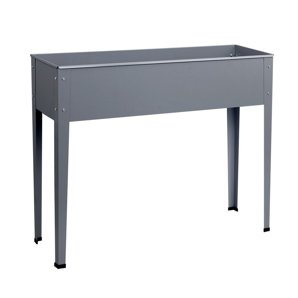 100X80X30CM Galvanised Steel Raised Planter Standing Box