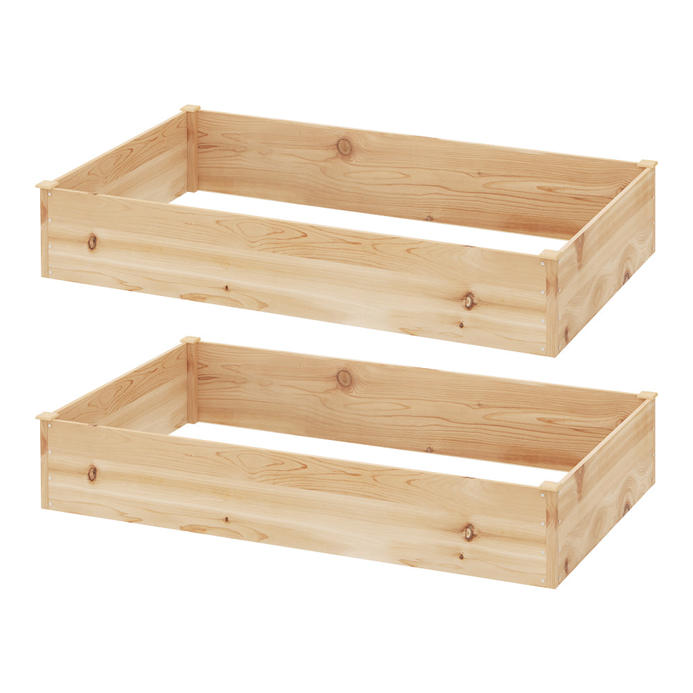 Greenfingers Garden Bed 150x90x30cm Wooden Planter Box