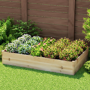 Greenfingers Garden Bed 150x90x30cm Wooden Planter Box