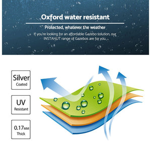 Pop Up Gazebo Marquee | 3x3 | Outdoor Camping | Wedding Folding