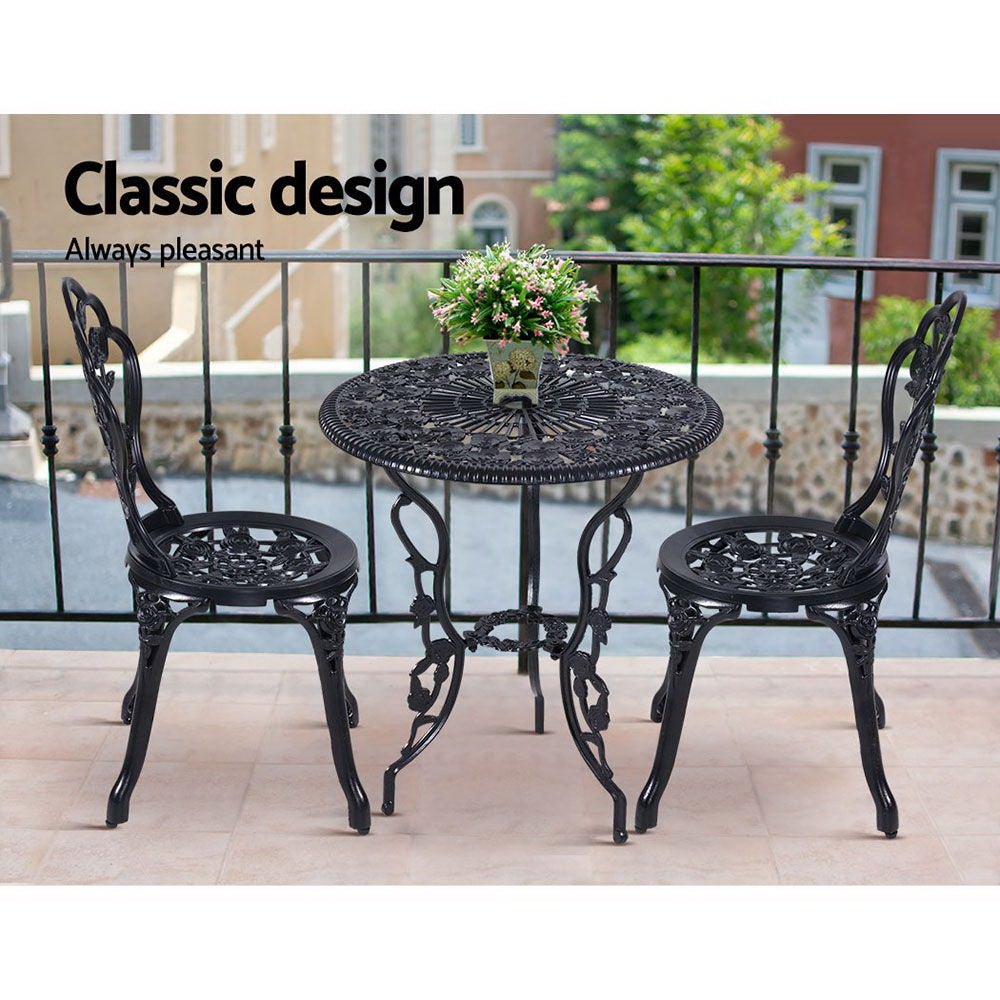 3PCS Outdoor Patio Chair And Table Set