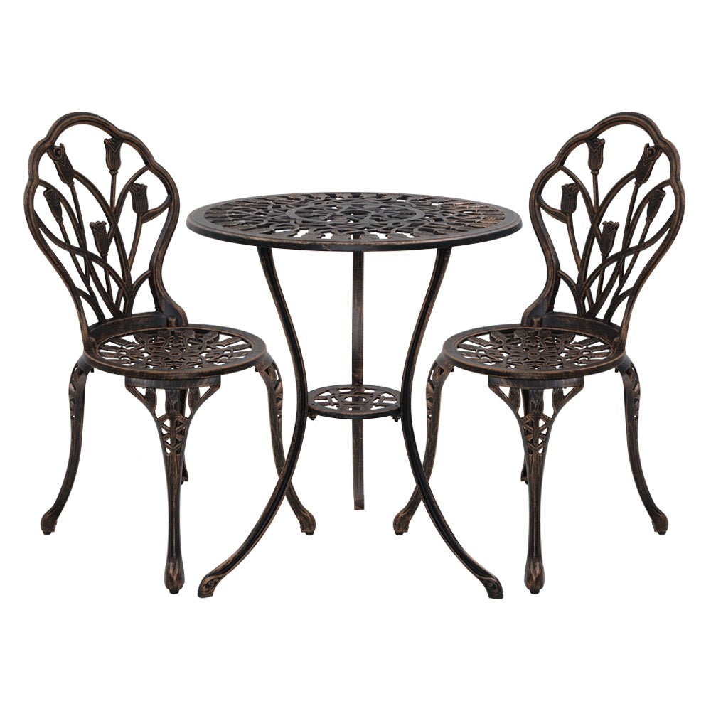 3PCS Vintage Garden Table And Chairs