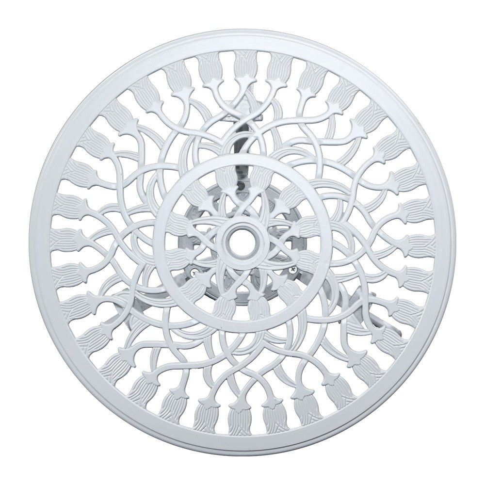 White Garden Chair And Table Set