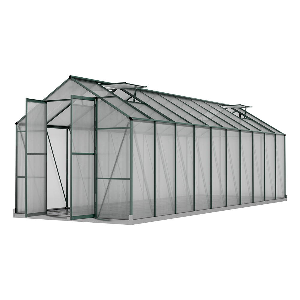 6.3M Polycarbonate Large Greenhouse by Greenfingers